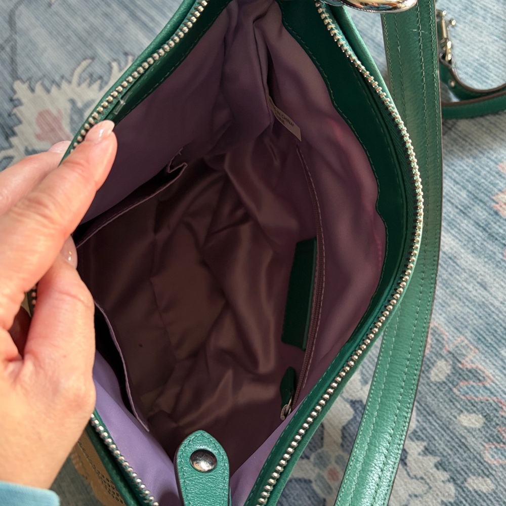 Coach Ashley Opt Art Hippie Tan/Green Convertible Crossbody - Picture 12 of 12